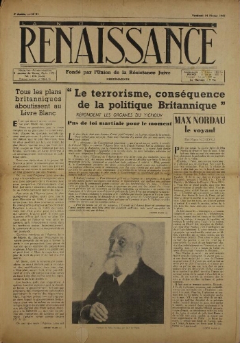 La Nouvelle Renaissance  N°91 (14 févr. 1947)